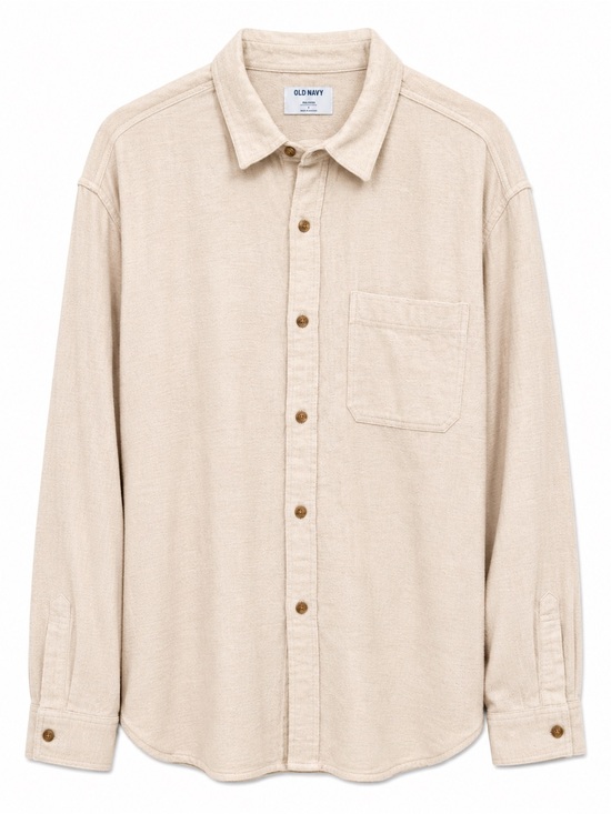 Old Navy Other - Old Navy Men's Beige Button-Front Shirt